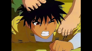 Indomitable Student Yahiko Myoujin Fights Samurai Action in Anime Rurouni Kenshin Latino