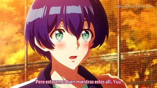 Horny Schoolgirl Gets Fucked Hard During Sports Class In Subtitled Anime Sex Scene