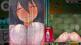 Horny Game Heroine Gets Fucked in Scripted Hentai Anime Scene