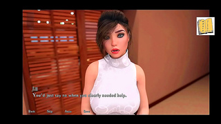 Hot Blonde Chick Rides Big Dick In 3D Hentai Visual Novel Walkthrough