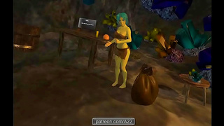 Step Into The VR Zone – 3D Animated Hentai Couple Enjoy Intense Virtual Sex
