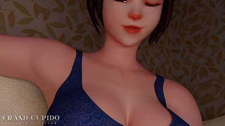 Big-Titted Mei Rides Dick Hard In Steamy Overwatch Anime Adventure