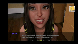 SexyBrunette College Teacher Seduces Student With Big Ass Milf Action