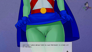 Miss Martian Rides Alien Dick in DC Comics Furry Cosplay Orgy