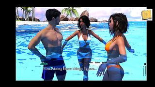 Layla's Steamy Underwater Kiss & Seductive Bikini Tease In 3D Hentai