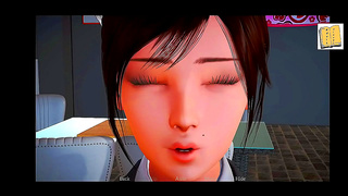 Blonde Teen With Big Ass Gets Fucked By Stepdad In 3D Hentai Adventure