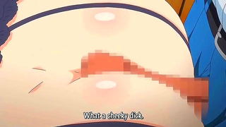 Loud Moans As Step-Dad Fucks Anime Lesbian With Big Dick In Ass Job