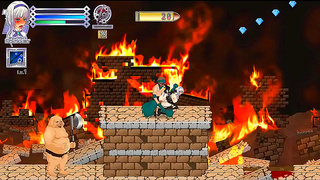 Pretty Girl Fucks Men & Monsters in Bullet Requiem Hentai Game Action
