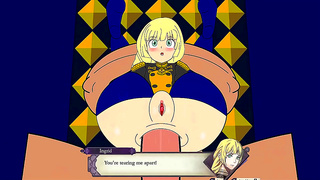 Blonde Anime Beauty Ingrid Rides Dick Hard For Vaginal Fun & Anal Delight