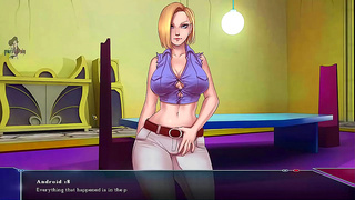 Blonde Bulma & Redhead Videl Suck Goku's Dick In Dragon Ball Z Hentai Scene