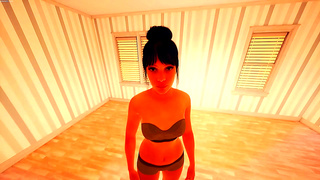 Busty Teen Takes On 3D VR Porn Game For Intense Fucking Experience
