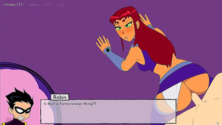 Starfire Seduces With A Sultry Blowjob In 18Titans Anime Adventure
