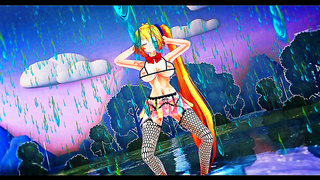 Horny Anime Babe Seduces You for Erotic MMD Echi Fun