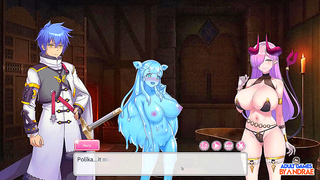 Seductive Raiden Mei Dances in Red Apron for Ecstatic Anime Sex Scene Fantasies