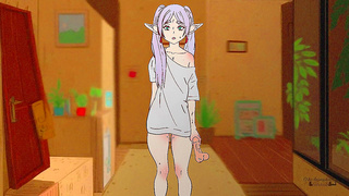 Big-Ass Anime Babe Gets Fucked Hard & Cums Loudly While Music Plays
