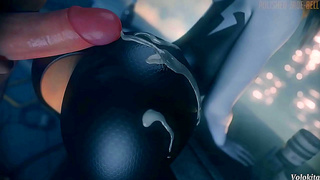 BWs Give Him Massive Hidden BlowJobs in Naughty Anime Game