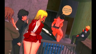 Horny Anime Babe Gets Fucked Hard & Deep For A Hot Ass Creampie Finale