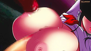 Teen with huge anime tits is chained up and fucked rough and dirty
