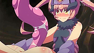 Valkyrie Hazard - Demon futanari and her tentacle girls orgy fuck warrior girls