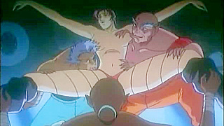 Return of the Overfiend 4 - Bound soldier babe gets gangbanged by beast tentacles