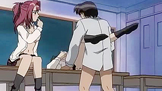 Private Sessions 2 ep1 - Fake professor bangs hot college girls in hentai threesome