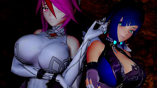 Perverted Cosplay Girl Gives Anime BlowJob & Gets Cumbered