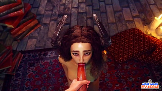 Lusty Lily Gets Devoured in a Wild Train Blowjob Orgy – Animated SFM Porn Fantasy