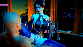 Cao Ying fuck the big cock - 3D Animation