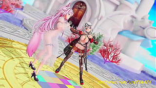 noVR mmd KoyoriChloe Dance 3d hololive Hentai