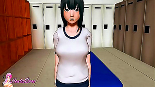 hentai 3d Girl 18+ in sport uniform fucked by manager