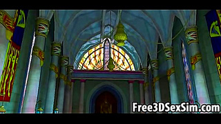 Demonstration of 3D game engine capabilities