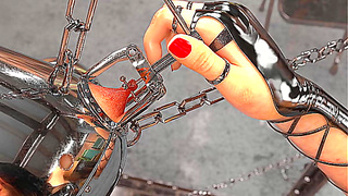 Hardcore 3D Metal Bondage Compilation