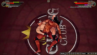 VITTORIA VS Lord Jerle (Naked Fighter 3D)