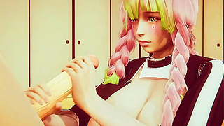 Mitsuri Kanroji from Demon Killer l Uncensored Anime Hentai