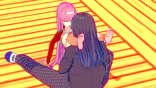 Zero Two of Darling in the Franxx getting fucked by an ugly guy