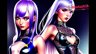 Two Cyber Slut Hentai Baddies Moaning ASMR