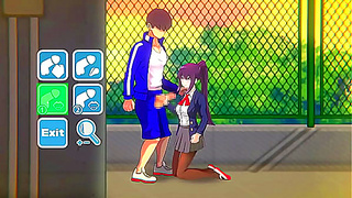 Cute college lady having sex with a man in 7 days girlfriend new hentai game