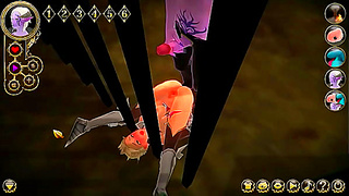 Cute princess has sex with a man in Princess knight rucimia hentai porn game