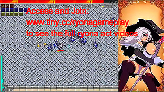 Pretty female soldiers in hentai ryona sex with men in gsenka act hentai game new gameplay