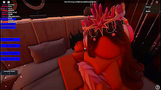 Hot horny girl want to have sex with her on roblox