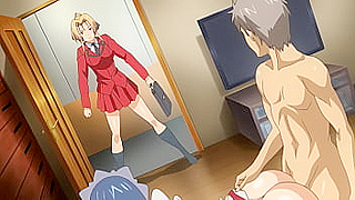 18-Year-Old StepSister and StepBrother Caught in Hentai Action [Subtitled]