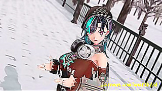 noVR mmd Chihaya Dance 3d hololive Hentai