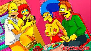Swap Wives Sparks Steamy Chaos in The Simptoons Horny Simpson Parody