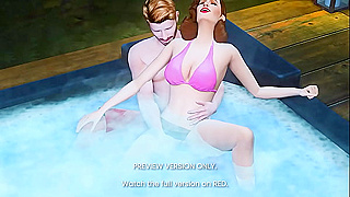Peggy's Explicit Adventure in Forbidden Love 3D Animation Scene