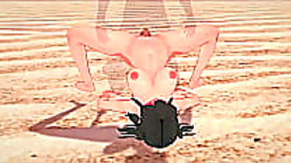 Nanami's Boobs Get Pounded On The Beach With Hardcore TitFuck And PussyFuck Orgasm