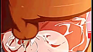 Big-Ass Anime Babe Gets Pussy Fucked Hard for Juicy Cumshot Delight