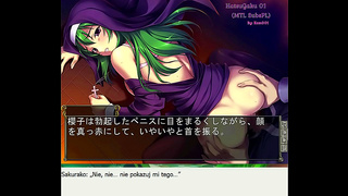 Anime Student Gives Blowjob While Playing Game