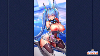 Seductive Anime Babe Shows Off Her Sexy Boobs for Your Pleasure