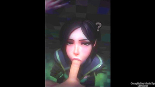 Retro Anime Babe Gets Anal Pounded By Big Dick for Intense Orgasmic Joy